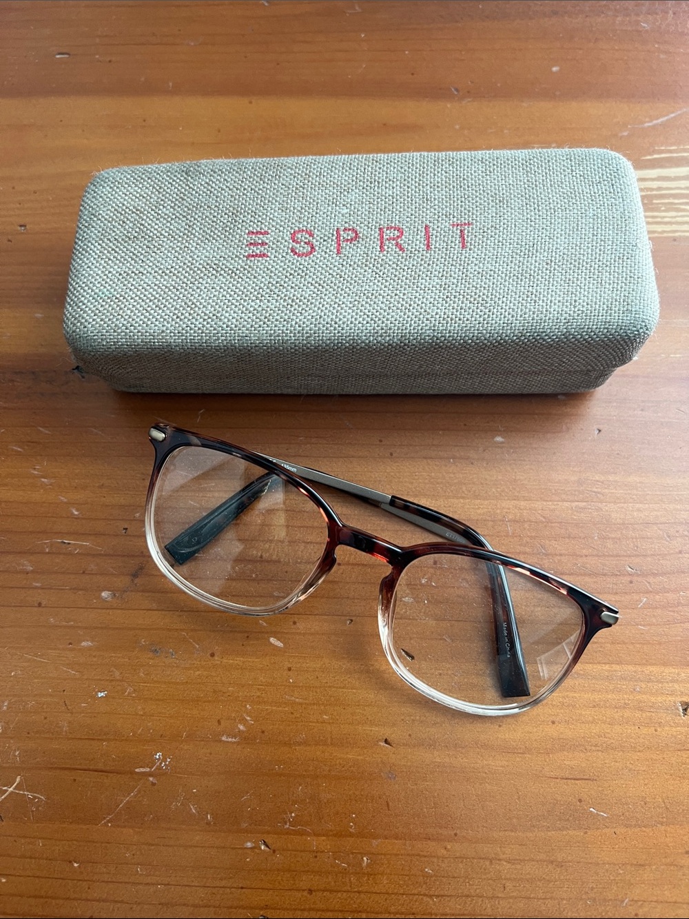 Esprit ET17569 Tortoiseshell Eyeglasses with Case